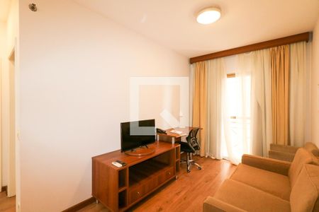 Sala de apartamento para alugar com 1 quarto, 38m² em Barcelona, São Caetano do Sul