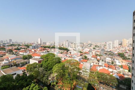 Varanda vista de kitnet/studio para alugar com 1 quarto, 38m² em Barcelona, São Caetano do Sul