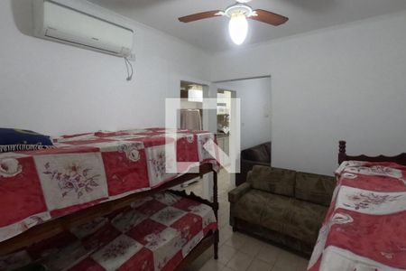 Quarto 1 de apartamento para alugar com 1 quarto, 52m² em Gonzaga, Santos