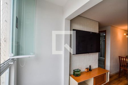 Varanda da Sala de apartamento à venda com 2 quartos, 50m² em Utinga, Santo André