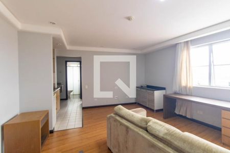 Sala/Cozinha de apartamento para alugar com 1 quarto, 49m² em Centro, São José dos Pinhais