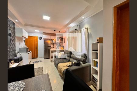 Sala de apartamento à venda com 2 quartos, 54m² em Parque das Nações, Santo André