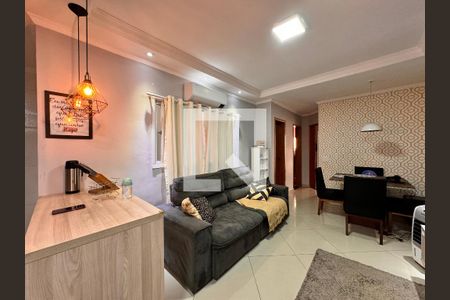 Sala de apartamento à venda com 2 quartos, 54m² em Parque das Nações, Santo André