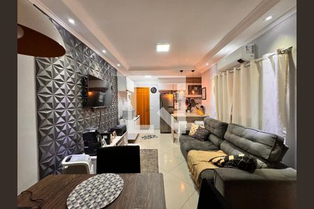 Sala de apartamento à venda com 2 quartos, 54m² em Parque das Nações, Santo André