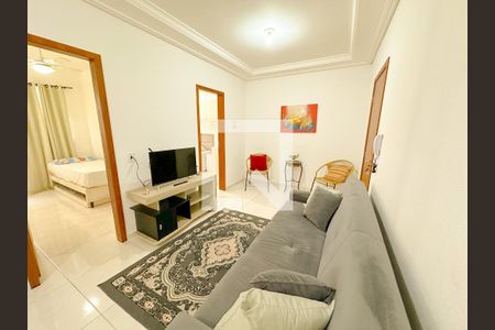 Sala de TV de apartamento para alugar com 2 quartos, 60m² em Ingleses do Rio Vermelho, Florianópolis