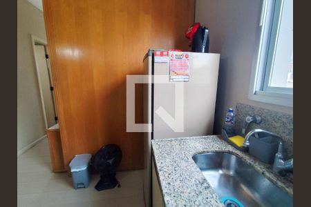 Sala/Cozinha de apartamento à venda com 1 quarto, 33m² em Lourdes, Belo Horizonte