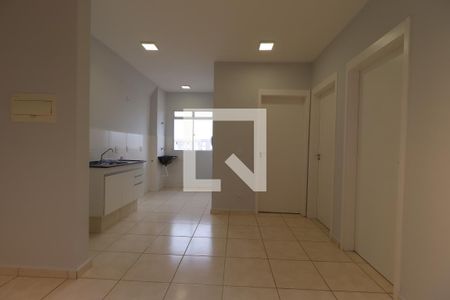 Sala de apartamento para alugar com 2 quartos, 43m² em Valentina Figueiredo, Ribeirão Preto