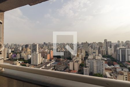 Varanda da Sala de apartamento à venda com 1 quarto, 37m² em Campos Elíseos, São Paulo