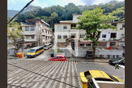 Sala vista  de apartamento à venda com 2 quartos, 31m² em Jardim Botânico, Rio de Janeiro