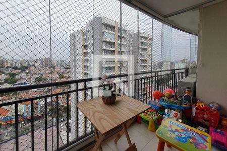 Varanda da Sala de apartamento à venda com 3 quartos, 107m² em Baeta Neves, São Bernardo do Campo