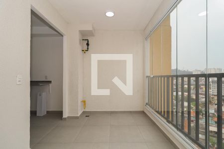 Varanda da Sala de apartamento para alugar com 1 quarto, 31m² em Vila Nova das Belezas, São Paulo