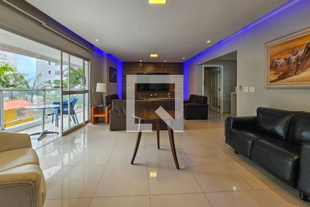 Sala de apartamento para alugar com 4 quartos, 200m² em Barra Funda, Guarujá