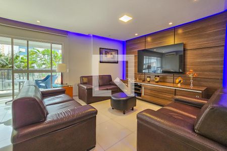 Sala de apartamento para alugar com 4 quartos, 200m² em Barra Funda, Guarujá