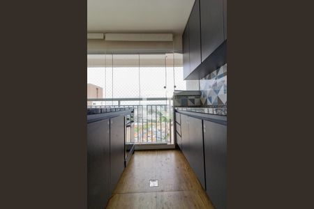 Varanda gourmet de apartamento à venda com 2 quartos, 53m² em Santo Amaro, São Paulo