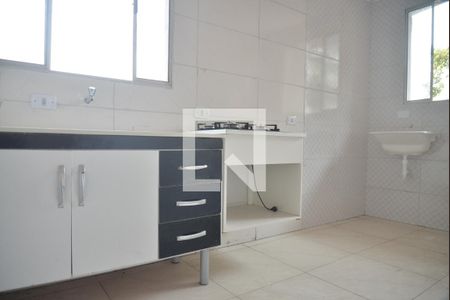 Cozinha de casa para alugar com 1 quarto, 25m² em Jardim Ipanema, Santo André