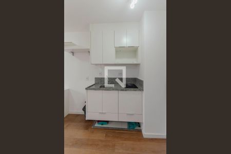 Cozinha de apartamento para alugar com 1 quarto, 28m² em Vila Mariana, São Paulo