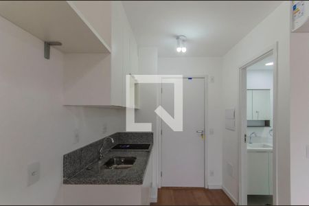 Cozinha de apartamento para alugar com 1 quarto, 28m² em Vila Mariana, São Paulo