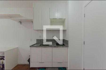 Cozinha de apartamento para alugar com 1 quarto, 28m² em Vila Mariana, São Paulo