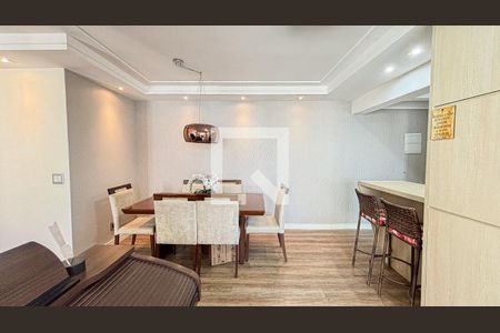 Sala - Sala de jantar  de apartamento à venda com 2 quartos, 68m² em Vila Valparaíso, Santo André