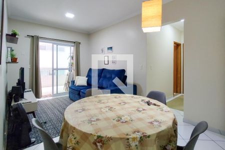 Sala de apartamento para alugar com 2 quartos, 90m² em Guilhermina, Praia Grande