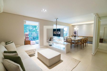 Sala de apartamento à venda com 3 quartos, 136m² em Bosque da Saúde, São Paulo