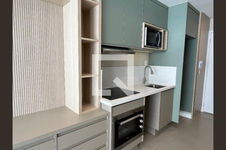 Sala/Cozinha de apartamento para alugar com 1 quarto, 34m² em Vila Clementino, São Paulo