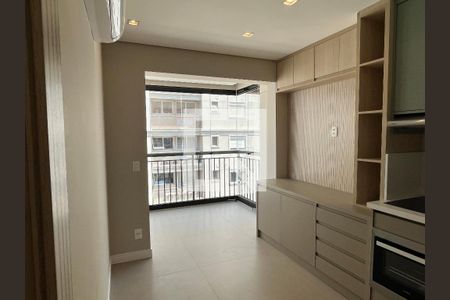 Sala/Cozinha de apartamento à venda com 1 quarto, 34m² em Vila Clementino, São Paulo