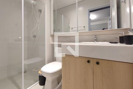 Banheiro de apartamento para alugar com 1 quarto, 40m² em Cambuí, Campinas