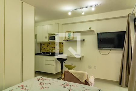 Sala/Quarto de apartamento para alugar com 1 quarto, 26m² em Mirandópolis, São Paulo