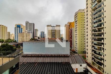 Varanda - Sala/Quarto de apartamento para alugar com 1 quarto, 26m² em Mirandópolis, São Paulo