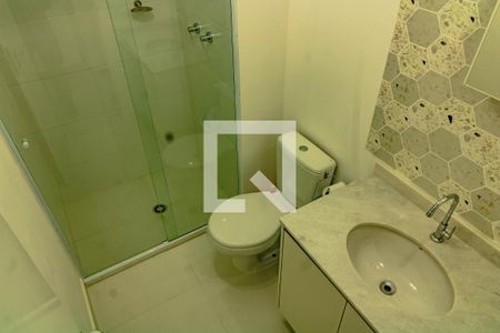 Banheiro de apartamento para alugar com 1 quarto, 26m² em Mirandópolis, São Paulo