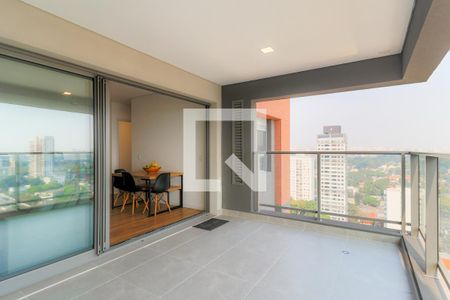 Varanda de apartamento à venda com 2 quartos, 73m² em Santo Amaro, São Paulo