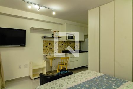 Sala/Quarto de apartamento para alugar com 1 quarto, 26m² em Mirandópolis, São Paulo