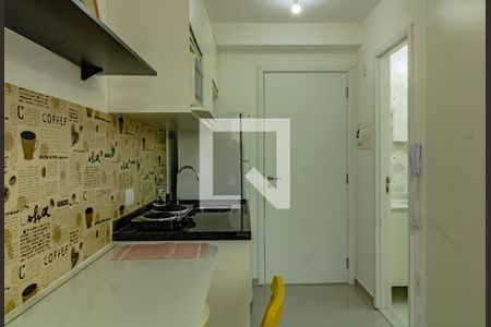 Cozinha de apartamento para alugar com 1 quarto, 26m² em Mirandópolis, São Paulo