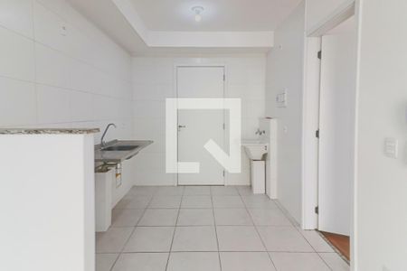 Sala / Cozinha / Lavanderia  de apartamento à venda com 1 quarto, 28m² em Ferreira, São Paulo