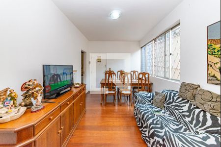 Sala  de apartamento à venda com 3 quartos, 106m² em Jardim America, Belo Horizonte