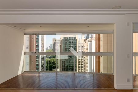 Sala de apartamento à venda com 3 quartos, 124m² em Vila Olímpia, São Paulo