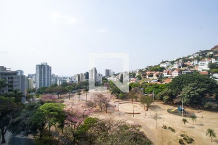 Vista da Varanda da Sala de apartamento à venda com 3 quartos, 105m² em Sion, Belo Horizonte