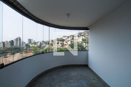 Varanda da Sala de apartamento à venda com 3 quartos, 105m² em Sion, Belo Horizonte