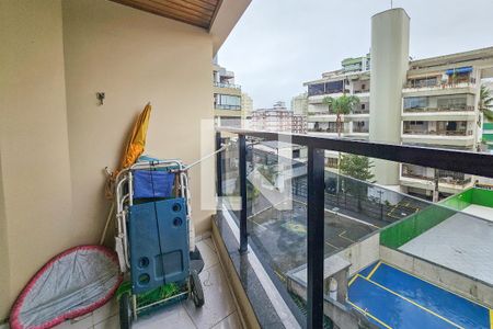 Varanda  de apartamento para alugar com 1 quarto, 62m² em Balneario Praia do Pernambuco, Guarujá