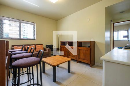 Sala/Cozinha de apartamento para alugar com 1 quarto, 36m² em Jardim Paulista, São Paulo