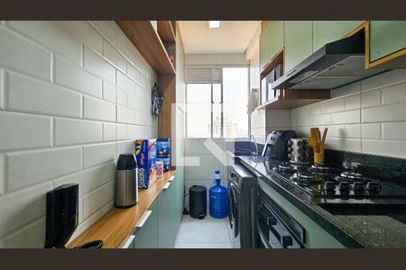 Cozinha de apartamento para alugar com 2 quartos, 44m² em Usina Piratininga, São Paulo