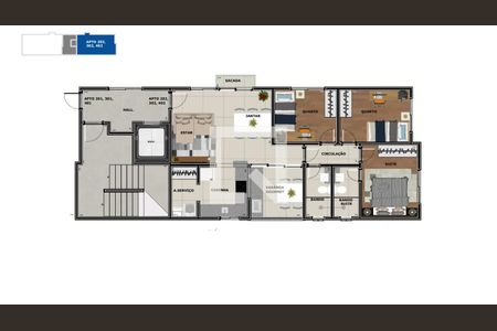 Apartamento à venda com 3 quartos, 78m² em Ana Lúcia, Belo Horizonte