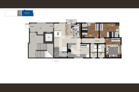 Apartamento à venda com 3 quartos, 78m² em Ana Lúcia, Belo Horizonte