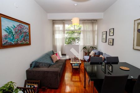 Sala de apartamento à venda com 2 quartos, 91m² em Serra, Belo Horizonte