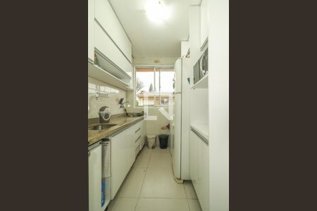 Cozinha de apartamento à venda com 1 quarto, 44m² em Parque Santa Fé, Porto Alegre