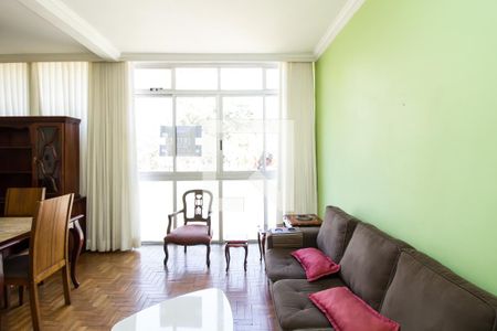 Sala de apartamento à venda com 3 quartos, 100m² em Sion, Belo Horizonte