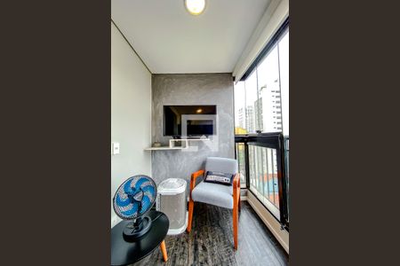 Varanda da Sala de kitnet/studio para alugar com 1 quarto, 35m² em Vila Mariana, São Paulo