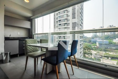 Varanda de apartamento para alugar com 1 quarto, 40m² em Panamby, São Paulo