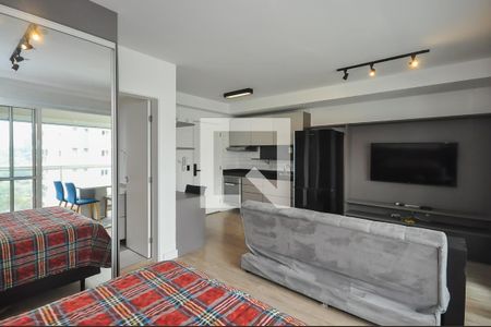 Sala de apartamento à venda com 1 quarto, 40m² em Panamby, São Paulo